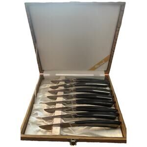 Black Steak Knife Set